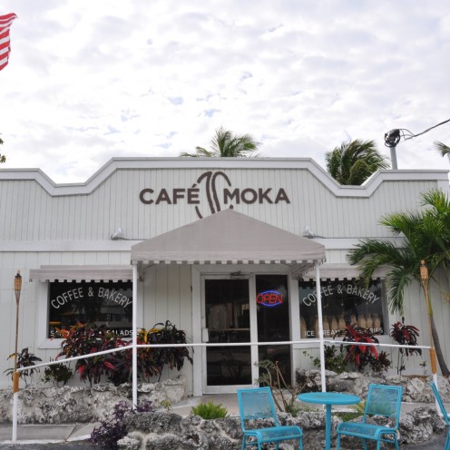 Eingang Café Moka
